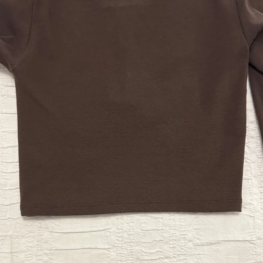 Sunday Best Dark Brown Quarter Zip - Picture 5 of 6